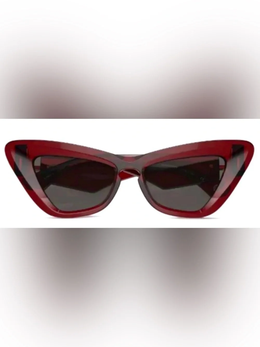 NWT Burberry Bordeaux Gradient Cat Eye Sunglasses 51mm Full Set $450 Retail